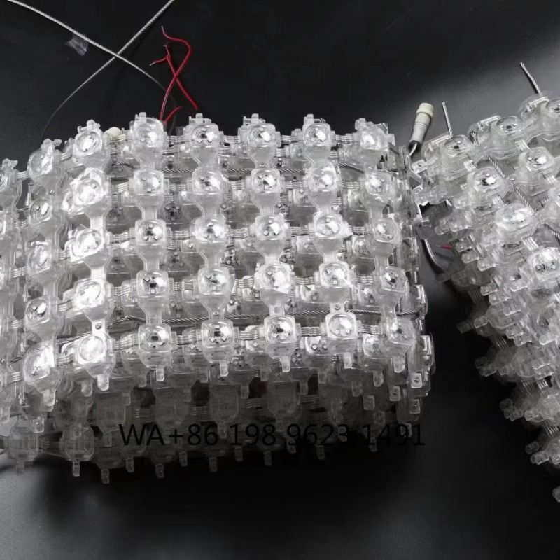 Layar Media Fasad Mesh LED Tra - Wall Lighting Outdoor ulasan dan harga