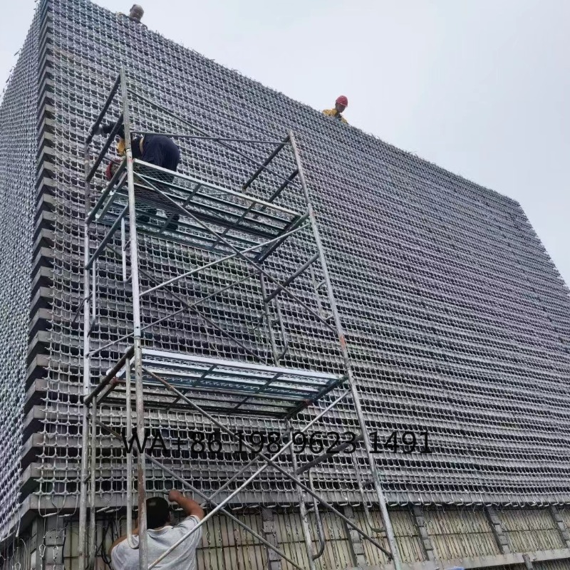 Layar Media Fasad Mesh LED Tra - Wall Lighting Outdoor ulasan dan harga