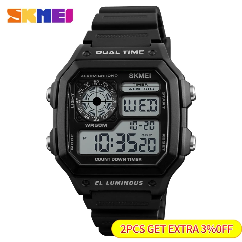 Skmei jam tangan tali PU pria, - Outdoor Lighting Permanent ulasan dan harga