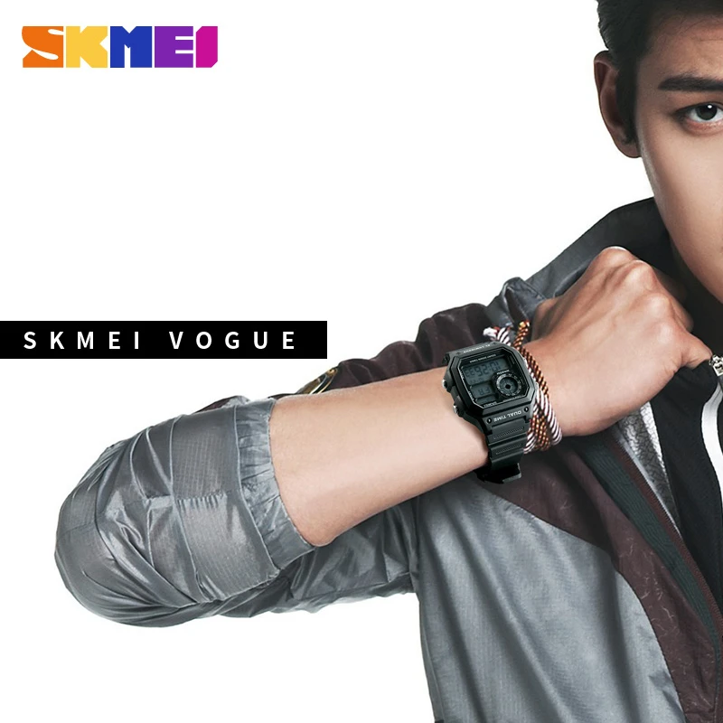 Skmei jam tangan tali PU pria, - Outdoor Lighting Permanent ulasan dan harga