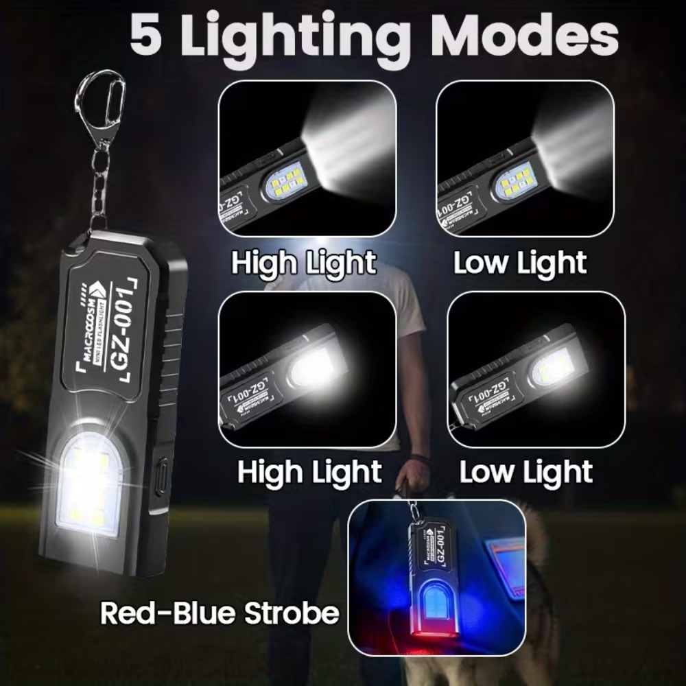 Senter Gantungan Kunci LED COB - Outdoor Lighting Setup ulasan dan harga
