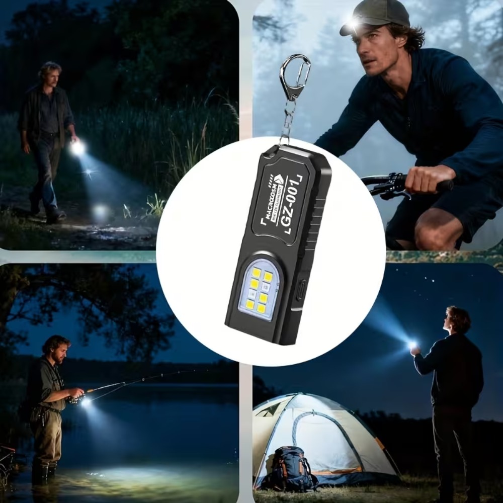 Senter Gantungan Kunci LED COB - Outdoor Lighting Setup ulasan dan harga